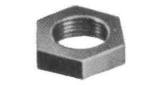 LOCK NUT MALLEABLE CAST IRON, GALV 1/4