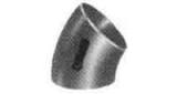 ELBOW STEEL BUTT-WELDING 45DEG, LONG RADIUS H.P. SCH-40 15A