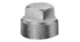 PLUG SQUARE HEAD STEEL 1/8, THREADED FOR H.P. PIPE FITTING