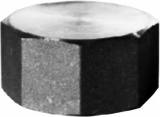 CAP BRASS 1/8 THREADED