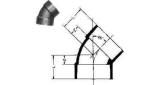 ELBOW PVC 45DEG FOR DRAIN, SIZE 30