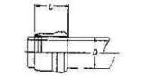 SLEEVE FOR STEEL COMPRESSION, FITTING 4MM 400KG