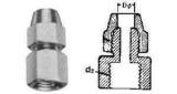 UNION REDUCING FLARED BRASS, 6MMXPF1/4