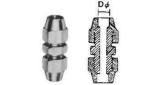 UNION COUPLING FLARED BRASS, 6X6MM