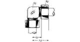 FITTING ELBOW H.P.STEEL, ERMETO 4MM 100KG