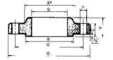 FLANGE STEEL WELDING SLIP-ON, BOSS TYPE ANSI 150LBS-1/2"