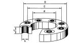 FLANGE CARBON STEEL SLIP-ON, DIN2573 PN6 10MM