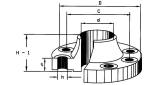 FLANGE CARBON STEEL WELD NECK, DIN2633 PN16 10MM