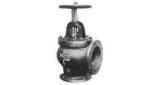 ANGLE VALVE CAST-STEEL FLANGED, F7312 5KG-250MM