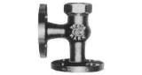 ANGLE VALVE LIFT CHECK BRONZE, FL'GED U-BONNET F7416 5KG-15MM