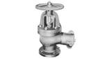 ANGLE HOSE VALVE CAST-IRON, FLANGE&COUPLING F7333 5KG-50MM