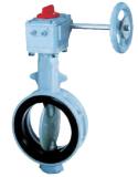 BUTTERFLY VALVE WAFER TYPE, W/WORM GEAR 2"