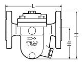 STEAM TRAP DCUTILE CAST IRON, MECHANICAL FLANGED 15A