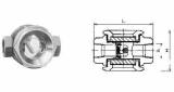 SIGHT FLOW INDICATOR CAST IRON, FLAPPER TYPE SCREWED 8A