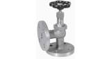 ANGLE VALVE DIN BRONZE FLANGED, PN10/16 #276 15MM