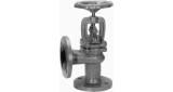 ANGLE VALVE DIN CAST IRON, FLANGED PN10/16 #242 15MM