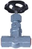 GLOBE VALVE DIN STEEL AA250, BSP FEMALE THREAD PN640 1/4"