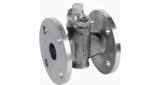 PLUG VALVE DIN BRONZE FLANGED, PN10 2-WAY #14 DN 15