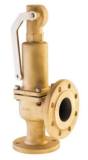 VALVE SAFETY GUNMETAL #852BHL, DIN W/LIFTING LEVER PN25 DN40 