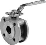 BALL VALVE DIN FORGED STEEL, WAFER TYPE PN 40 #7343 DN 15