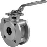 BALL VALVE DIN STAINLESS STEEL, WAFER TYPE PN 40 #7383 DN 15