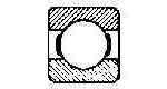 BALL BEARING SINGLE ROW, DEEP GROOVE NO.6200