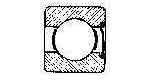 BALL BEARING SINGLE ROW, DEEP GROOVE NO.6300Z