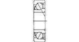 BALL BEARING SINGLE ROW, ANGULAR CONTACT NO.7300