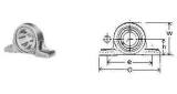 BEARING UNIT UCP-201, SHAFT DIAM 12MM