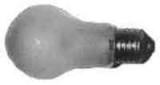 LAMP VS FROSTED E-26, 110-120V 15W