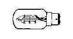 LAMP NAVIGATION TUBULAR, BAY-15D 12V 10W (12CD)