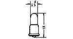 LAMP PILOT MINIATURE F-6, 6V 0.1A 5.5X16MM