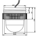 REPLACEMENT LED MODULE CLEAR, 24V DC 10W 