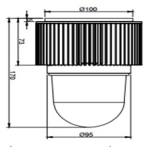 REPLACEMENT LED MODULE CLEAR, 100-240V A/DCC 30W 