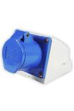 RECEPTACLE CEE AC220V BLUE 3P, 16AMP 6H IP44