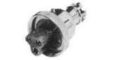 PLUG WATERTIGHT 3PIN STRAIGHT, TYPE-1MA SYNTHETIC RESIN