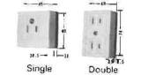 RECEPTACLE CABIN SURFACE, SINGLE