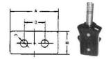PLUG IRONING FOR ROUND PIN, 250V-6AMP