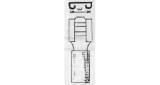 TERMINAL LUG INSULATED, RECEPTACLE 1.25MM2 W:3MM RED