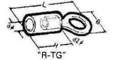 CABLE SHOE CLAMPING TYPE R-TG, NOMINAL SIZE 1.25-3