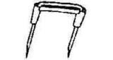 CABLE STAPLE NO.1, FOR 1.6MM/SQX2C