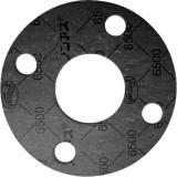 GASKET FLANGE RUBBER V6500 N/A, FULL FACE 5KGF/CM2 1.5MM 15A