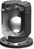AIR VENT HEAD DIN WINTEB PN10, WIN2000 TYPE 1 W/SCREEN 125MM